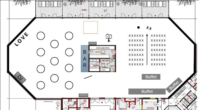 Eventlocation AchtWerk — Außenansicht Gelände Rudersberg